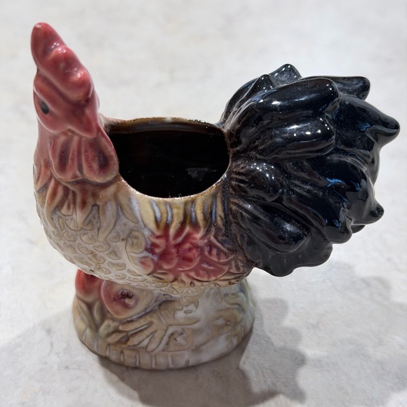 Rustic Rooster and Hen Figurines - Picture 5 of 8